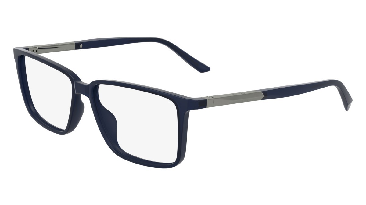 Occhiali da vista Calvin Klein CK24547 (438) colore blue forma rettangolare lenti color 3