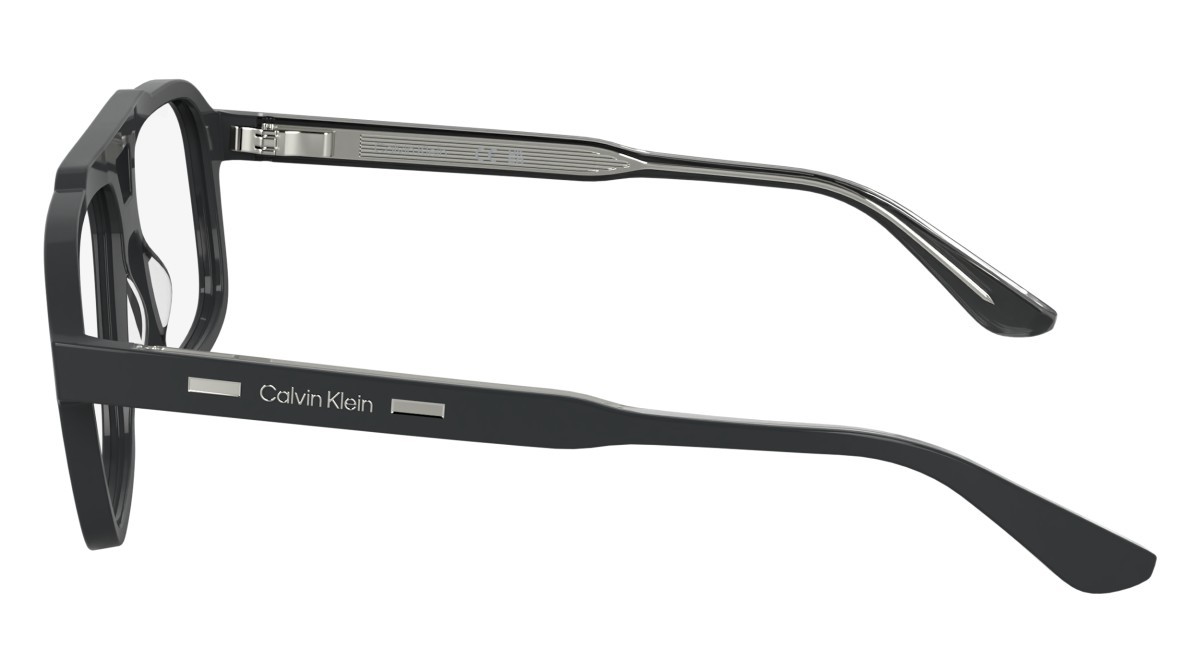 Occhiali da vista Calvin Klein CK24549MAG-SET (021) colore dark grey forma rettangolare lenti polar solid blue