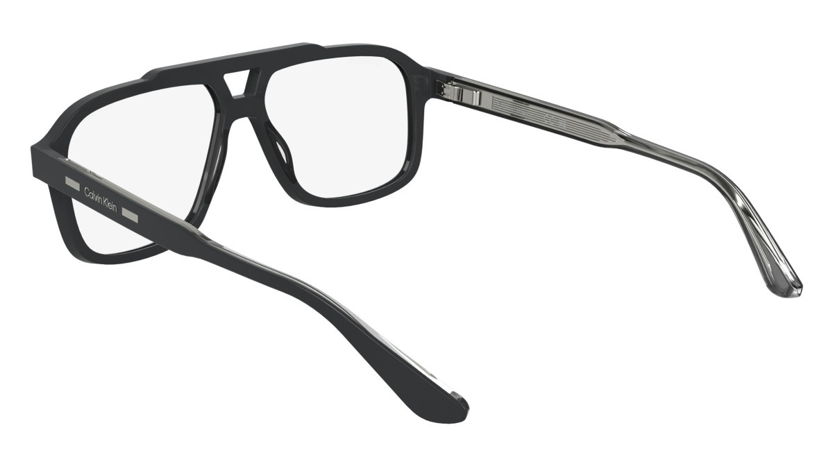Occhiali da vista Calvin Klein CK24549MAG-SET (021) colore dark grey forma rettangolare lenti polar solid blue