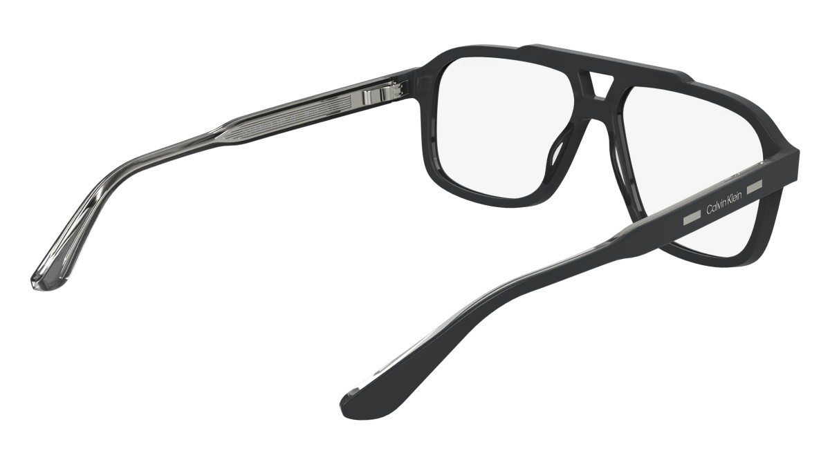 Occhiali da vista Calvin Klein CK24549MAG-SET (021) colore dark grey forma rettangolare lenti polar solid blue