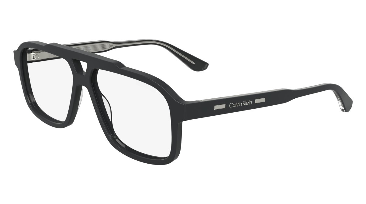 Occhiali da vista Calvin Klein CK24549MAG-SET (021) colore dark grey forma rettangolare lenti polar solid blue