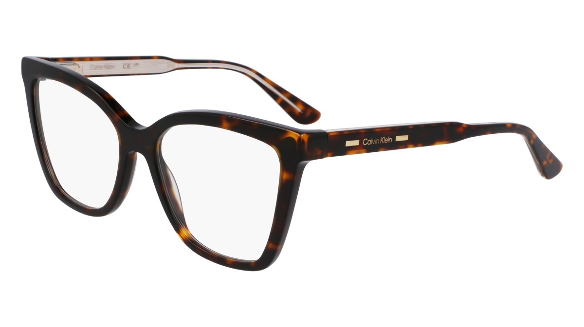 Eyeglasses Calvin Klein CK24550MAG-SET (206) color brown/havana shape butterfly lenses polar solid green