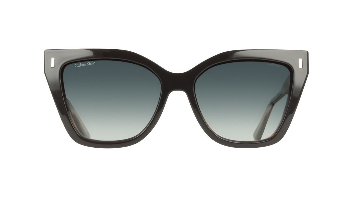 Eyeglasses Calvin Klein CK24550MAG-SET (242) color havana shape butterfly lenses green gradient