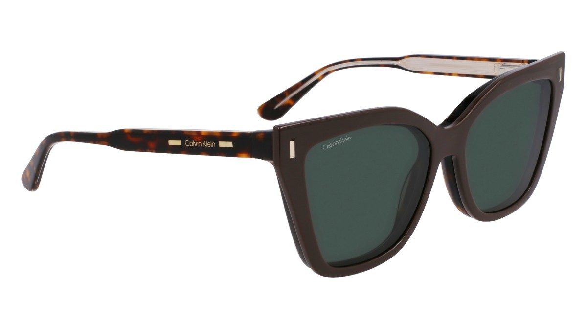 Eyeglasses Calvin Klein CK24550MAG-SET N (206) color brown/havana shape butterfly 