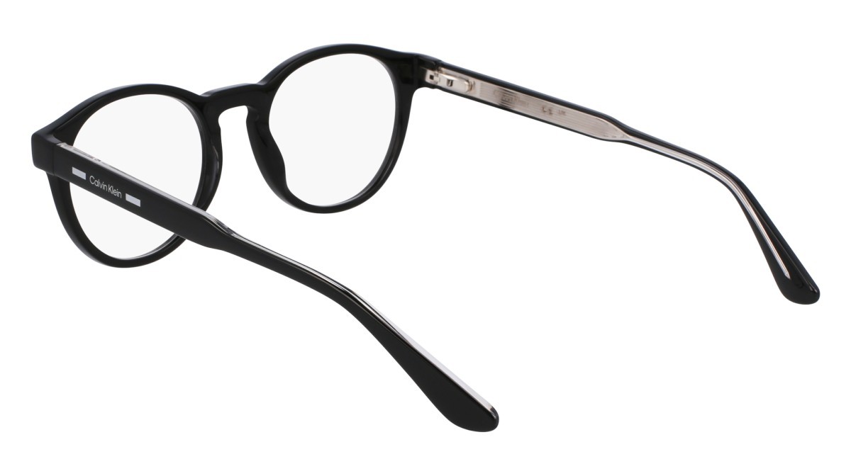 Eyeglasses Calvin Klein CK24551MAG-SET (001) color black shape oval lenses polar solid grey