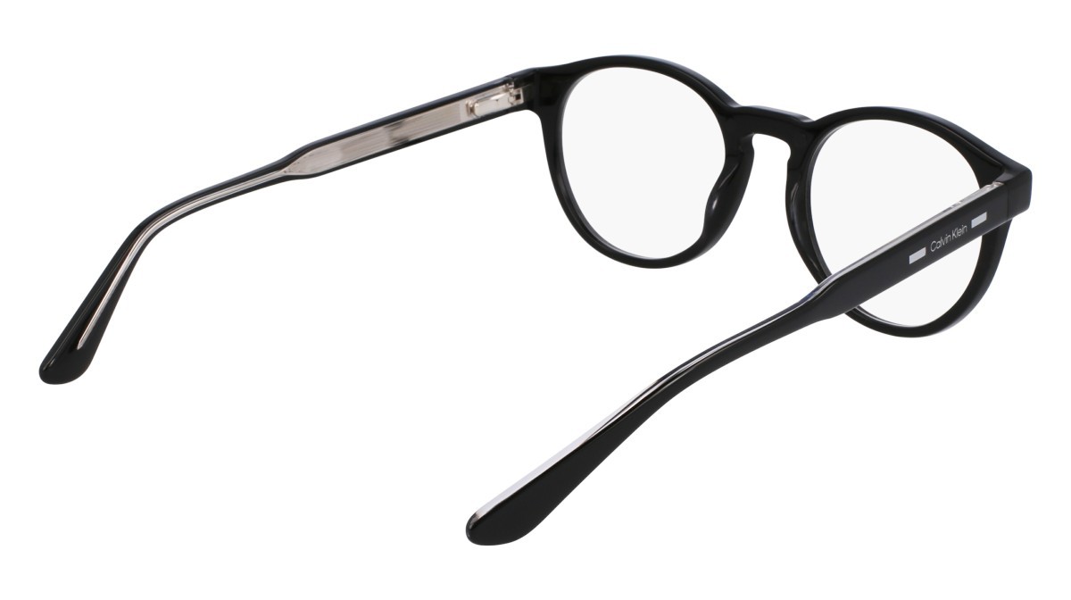 Eyeglasses Calvin Klein CK24551MAG-SET (001) color black shape oval lenses polar solid grey