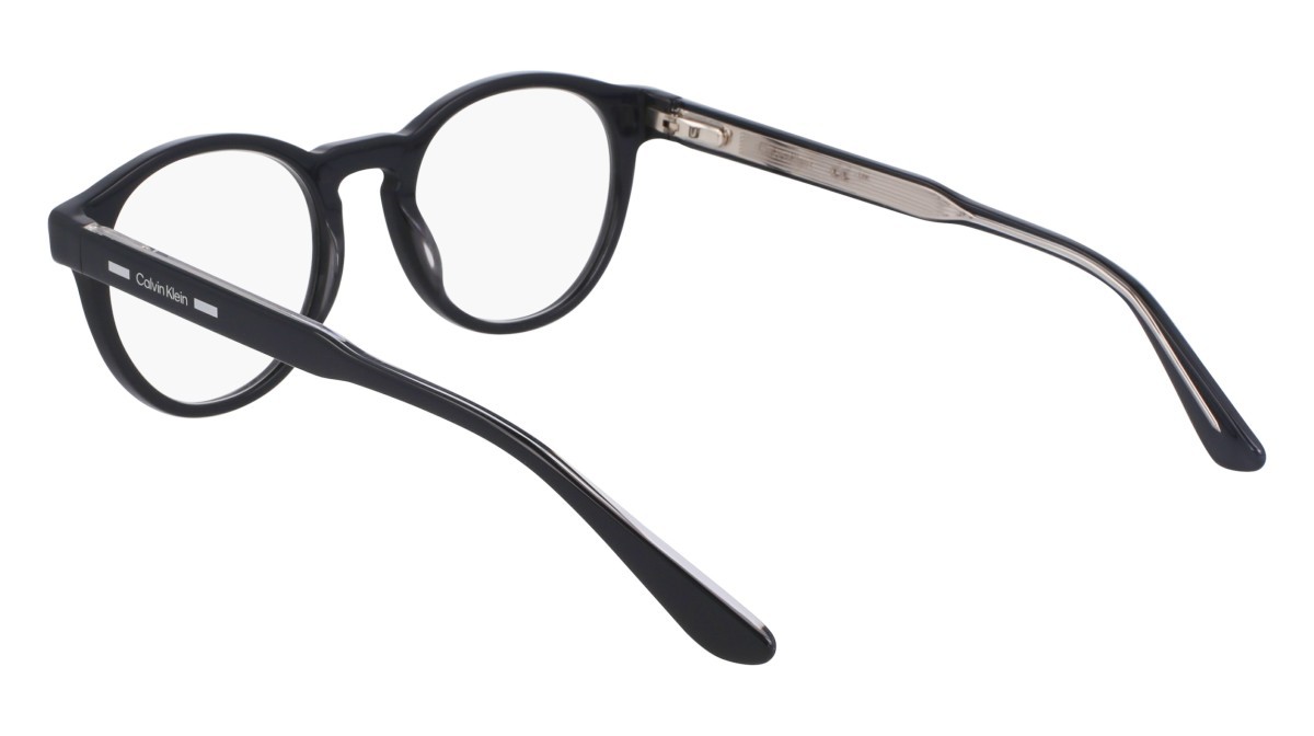 Eyeglasses Calvin Klein CK24551MAG-SET (021) color dark grey shape oval lenses polar solid blue