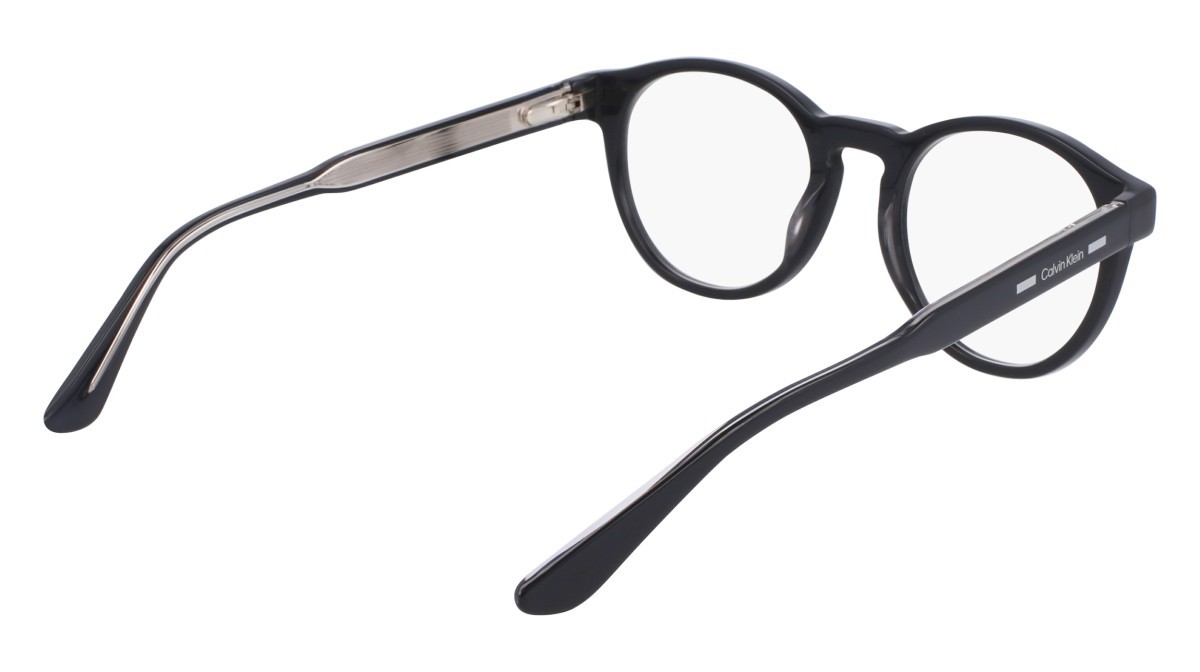 Eyeglasses Calvin Klein CK24551MAG-SET (021) color dark grey shape oval lenses polar solid blue