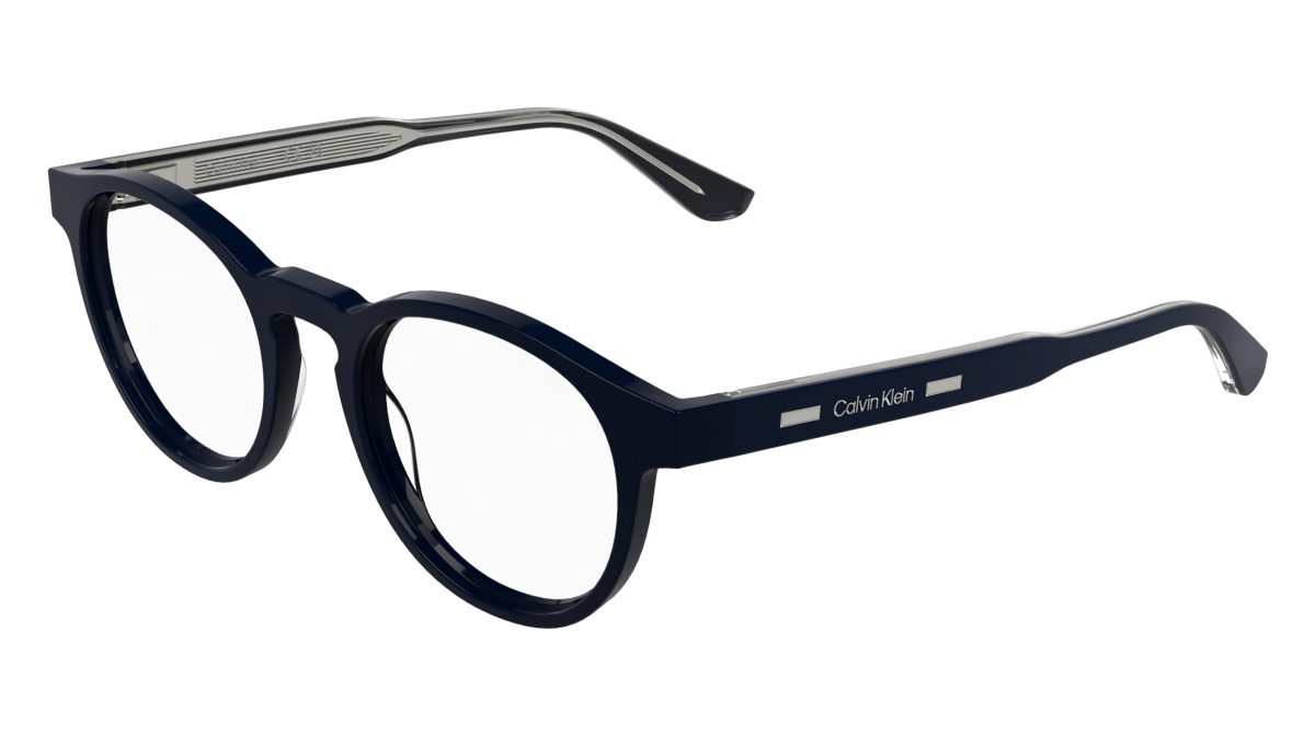 Eyeglasses Calvin Klein CK24551MAG-SET (400) color blue shape oval lenses gradient blue