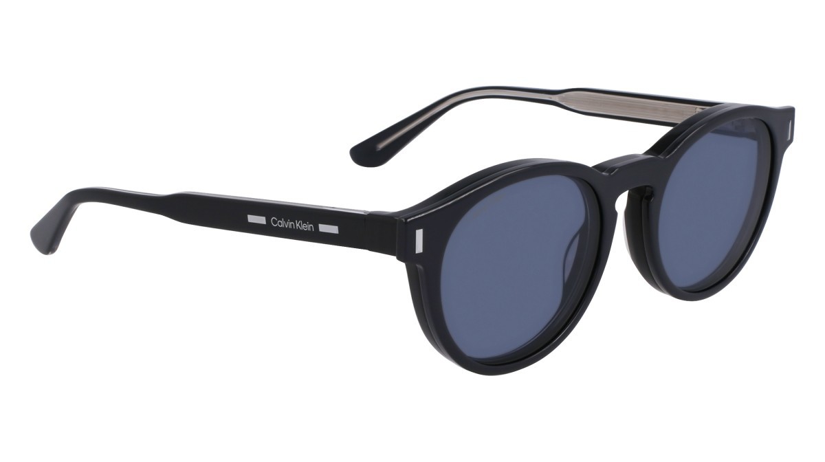 Eyeglasses Calvin Klein CK24551MAG-SET N (021) color dark grey shape oval 