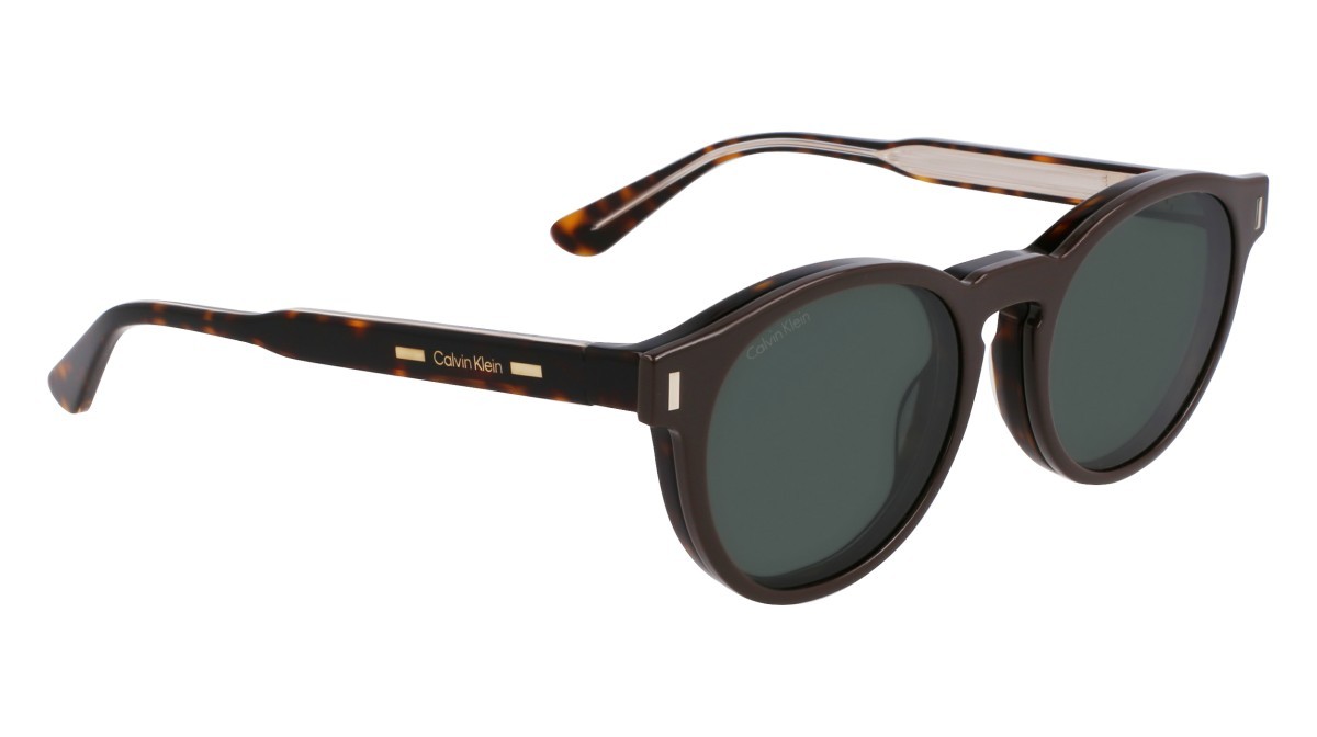 Eyeglasses Calvin Klein CK24551MAG-SET N (206) color brown/havana shape oval 