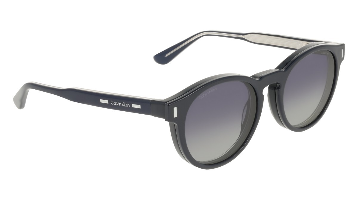 Eyeglasses Calvin Klein CK24551MAG-SET N (400) color blue shape oval 