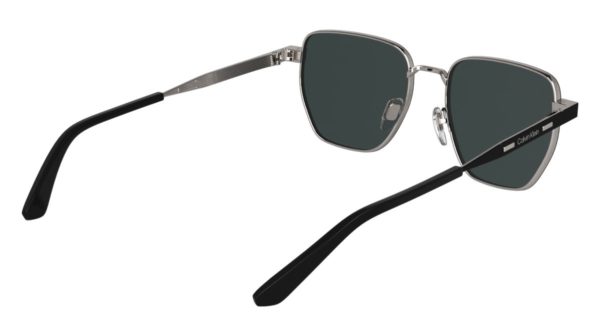 Sunglasses Calvin Klein CK25100S N (002) color matte black shape rectangle 