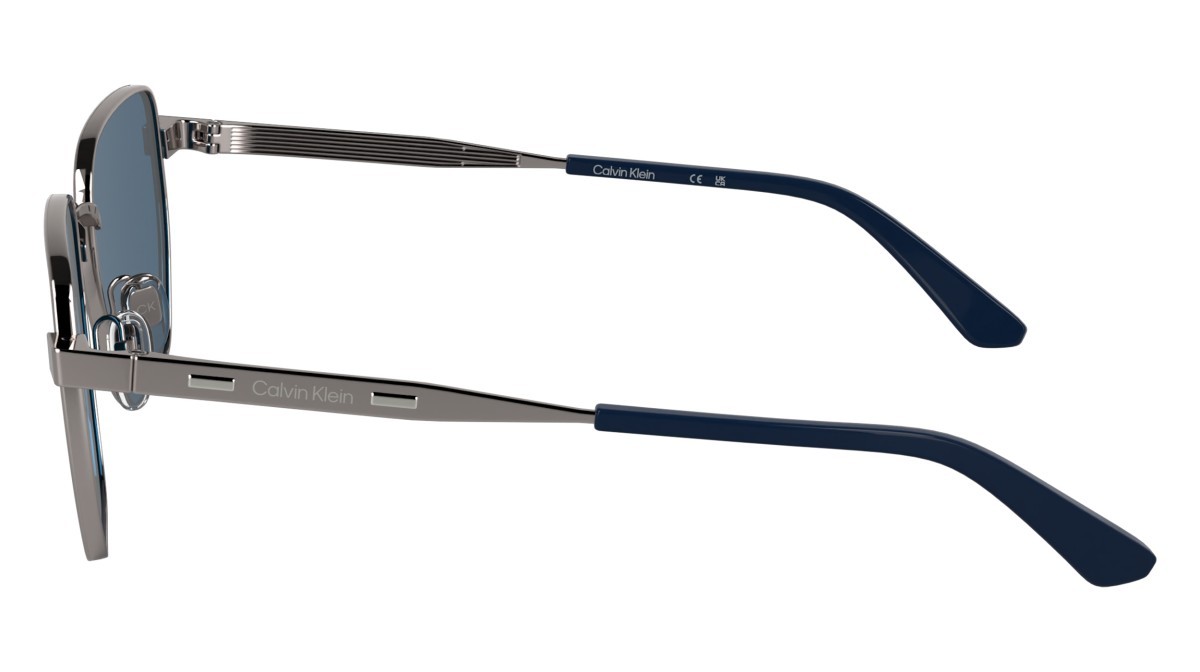 Sunglasses Calvin Klein CK25100S N (071) color light gun shape rectangle 