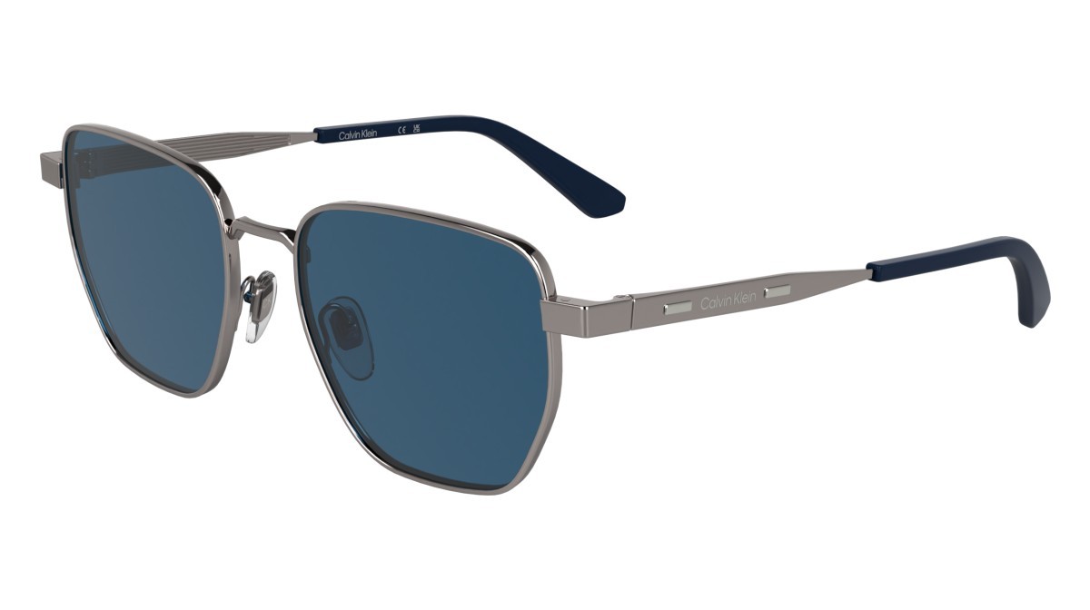 Sunglasses Calvin Klein CK25100S N (071) color light gun shape rectangle 