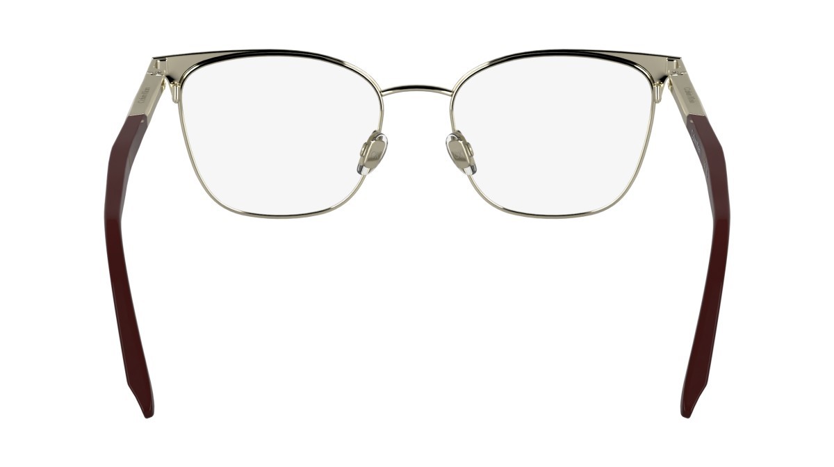 Eyeglasses Calvin Klein CK25105 (605) color burgundy shape cat eye lenses colore - 2