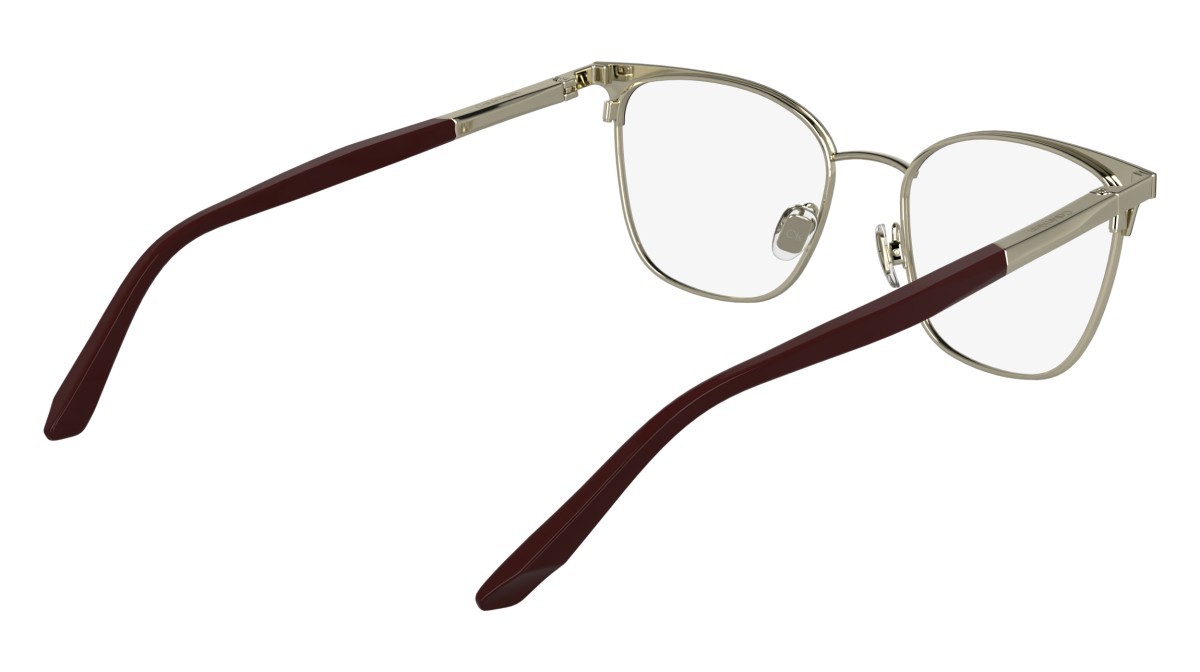 Eyeglasses Calvin Klein CK25105 (605) color burgundy shape cat eye lenses colore - 2