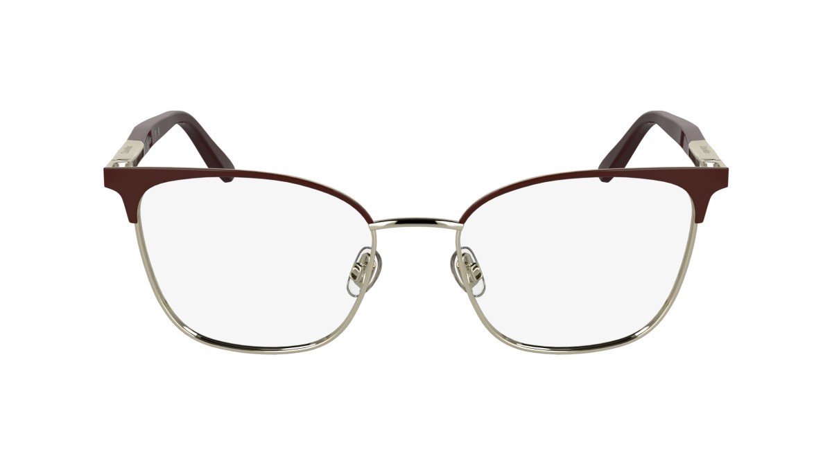 Eyeglasses Calvin Klein CK25105 (605) color burgundy shape cat eye lenses colore - 2
