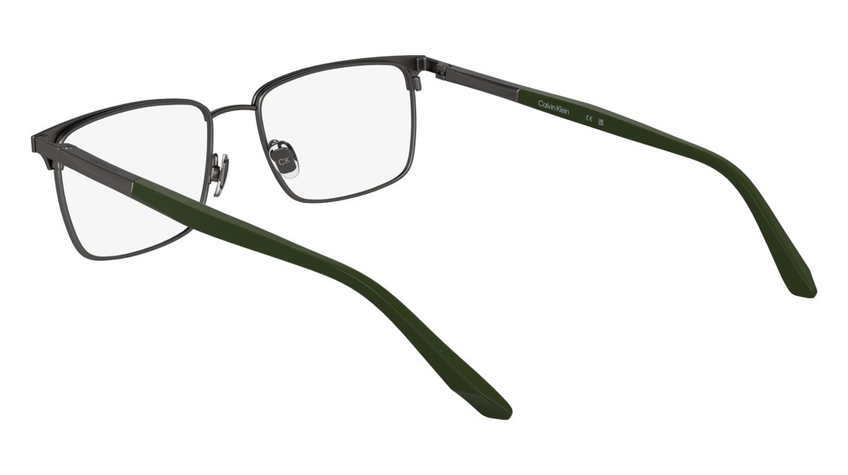 Eyeglasses Calvin Klein CK25106 (330) color khaki shape rectangle lenses colore - 3