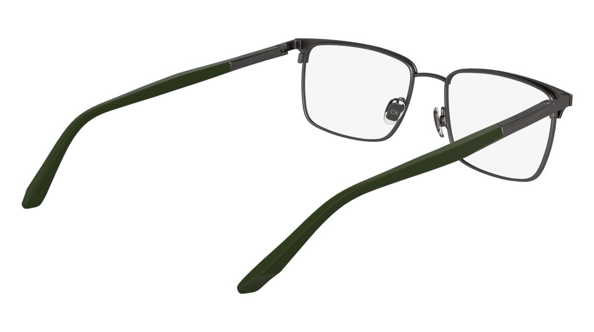Eyeglasses Calvin Klein CK25106 (330) color khaki shape rectangle lenses colore - 3