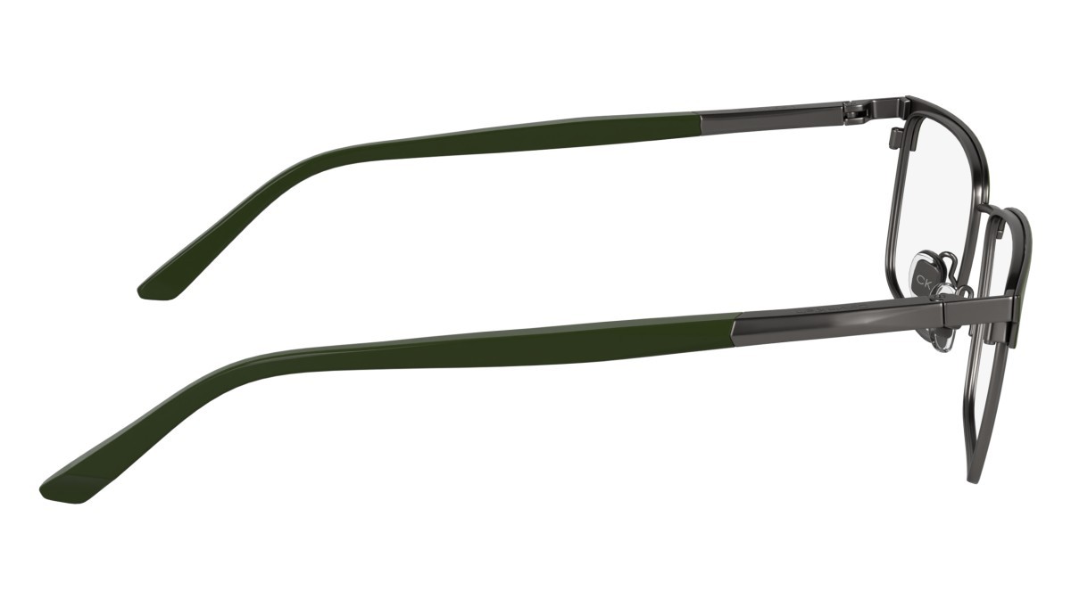 Eyeglasses Calvin Klein CK25106 (330) color khaki shape rectangle lenses colore - 3