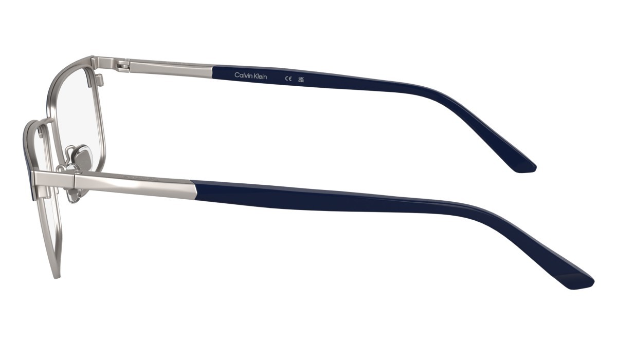 Eyeglasses Calvin Klein CK25106 (400) color blue shape rectangle lenses colore - 2