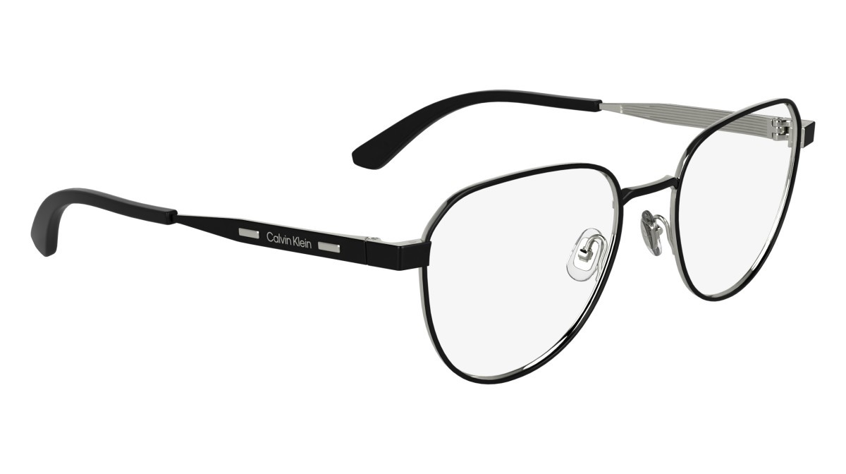 Brillen Calvin Klein CK25107 (002) farbe matte black form rechteckig gläser colore - 1