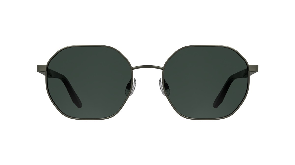 Sunglasses Calvin Klein CK25110S (072) color matte dark gunmetal shape rectangle lenses solid grey