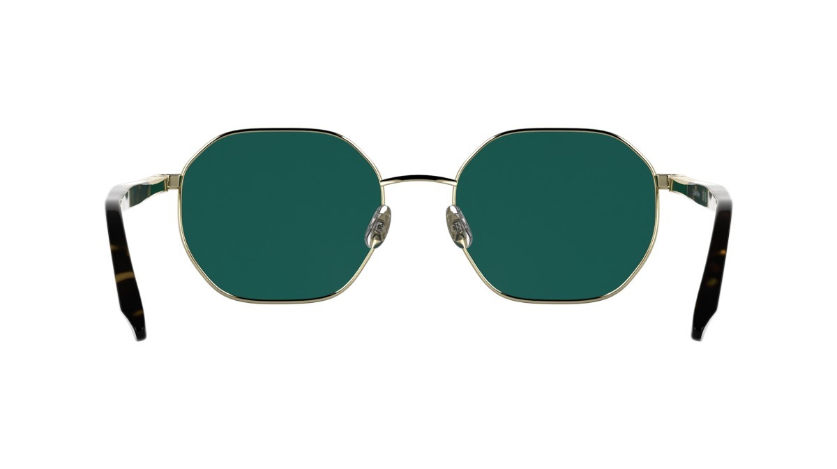 Sunglasses Calvin Klein CK25110S (717) color gold shape rectangle lenses solid petrol
