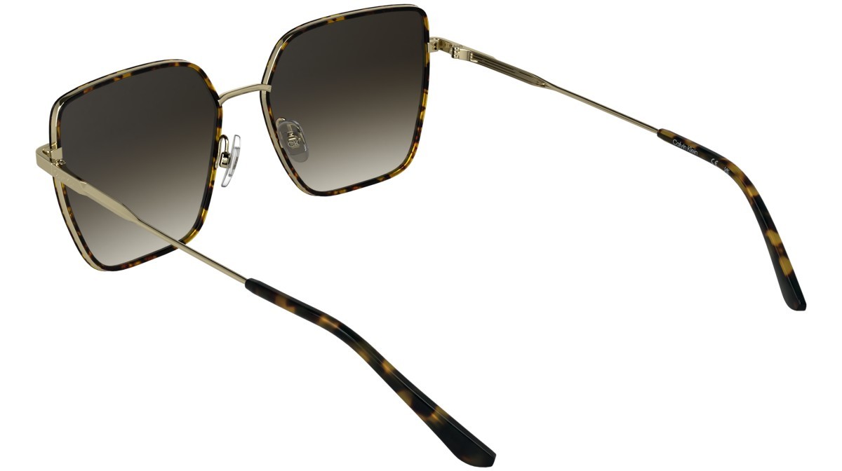 Sunglasses Calvin Klein CK25111S (240) color havana shape butterfly lenses gradient brown