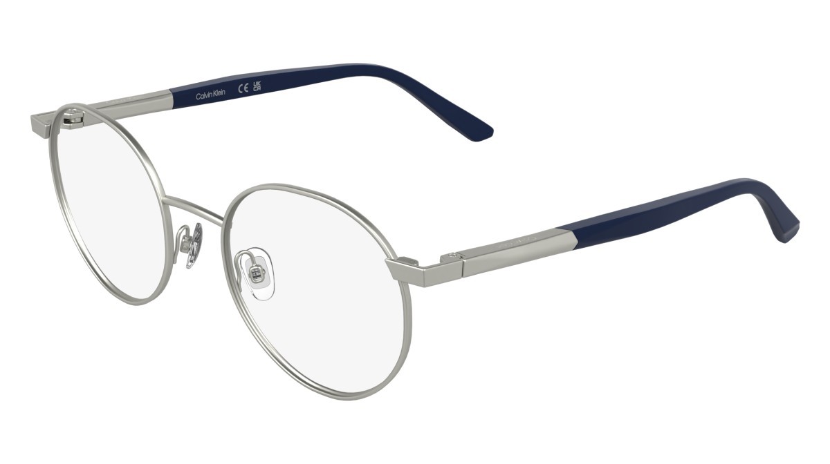 Eyeglasses Calvin Klein CK25112 (045) color silver shape round 