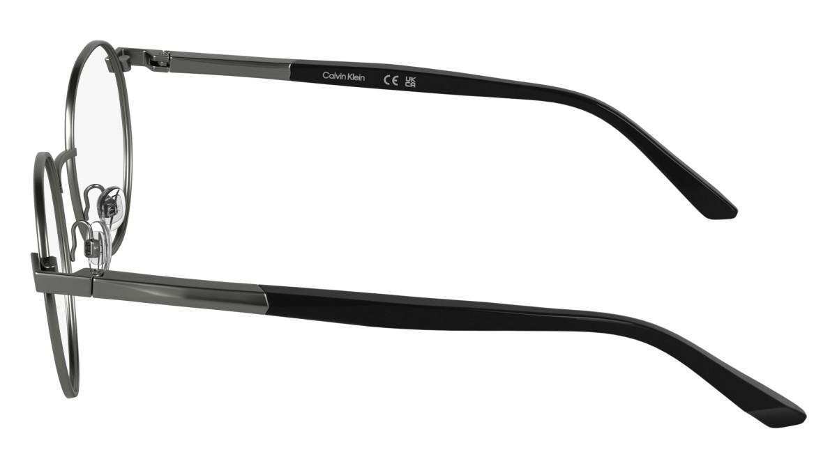 Eyeglasses Calvin Klein CK25112 (070) color dark ruthenium shape round 