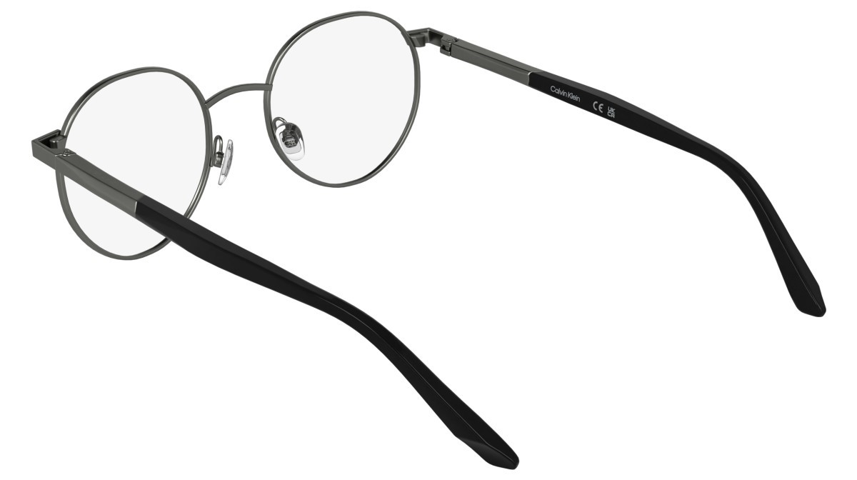 Eyeglasses Calvin Klein CK25112 (070) color dark ruthenium shape round 