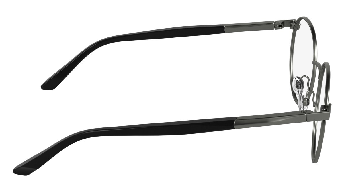 Eyeglasses Calvin Klein CK25112 (070) color dark ruthenium shape round 