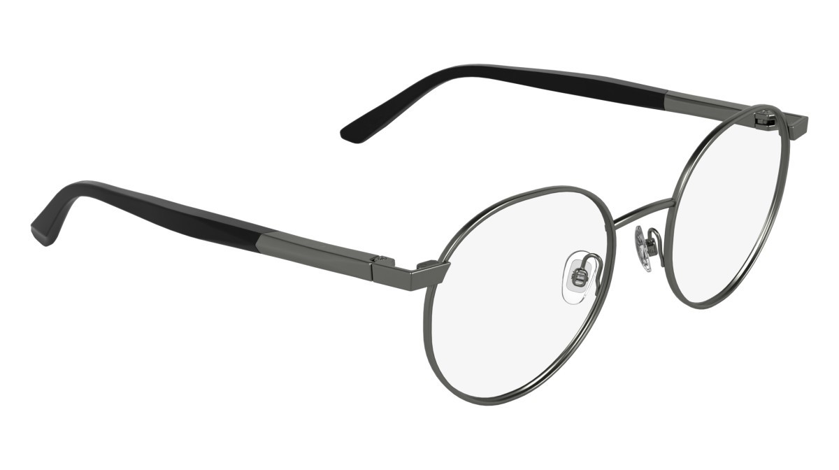 Eyeglasses Calvin Klein CK25112 (070) color dark ruthenium shape round 