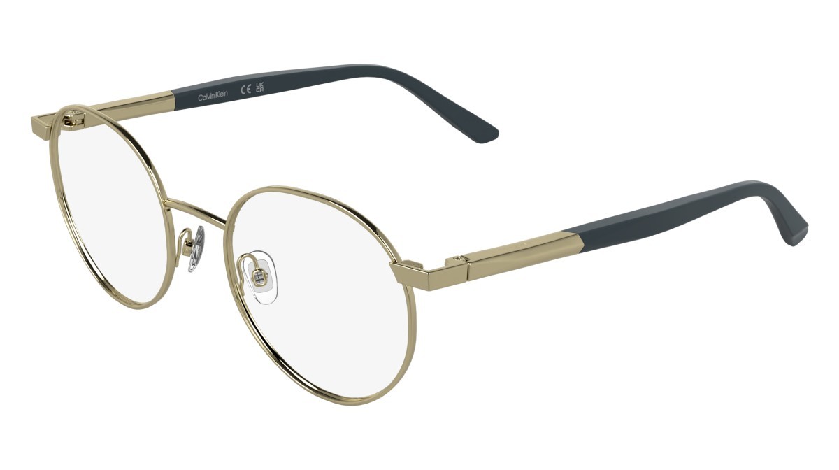 Eyeglasses Calvin Klein CK25112 (717) color gold shape round 