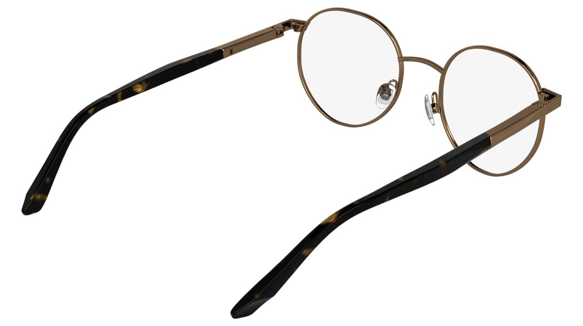Occhiali da vista Calvin Klein CK25112 (771) colore amber gold forma rotondo 