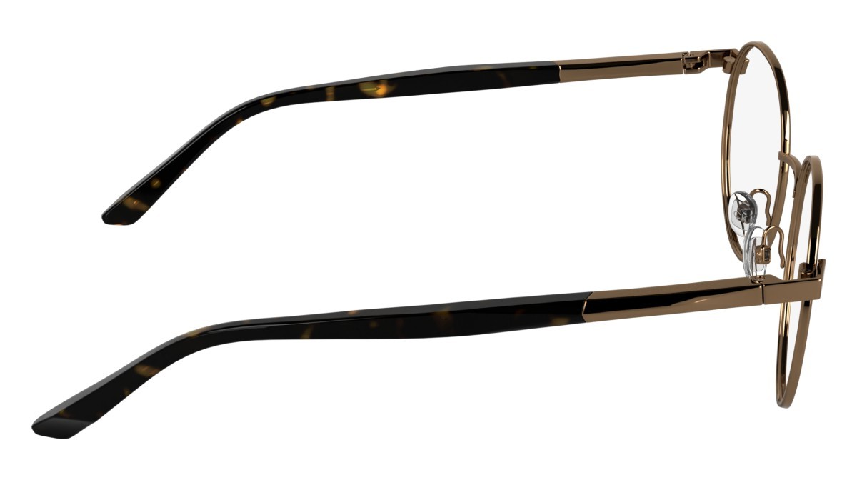 Occhiali da vista Calvin Klein CK25112 (771) colore amber gold forma rotondo 