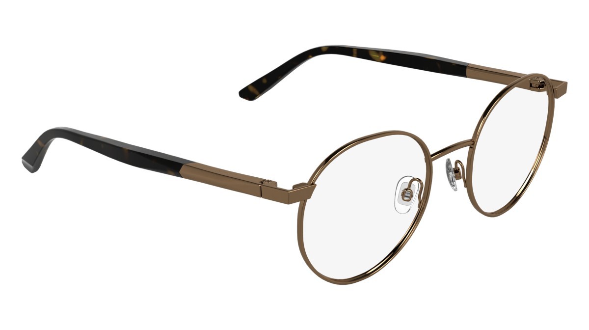 Occhiali da vista Calvin Klein CK25112 (771) colore amber gold forma rotondo 