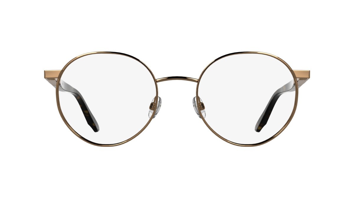 Occhiali da vista Calvin Klein CK25112 (771) colore amber gold forma rotondo 