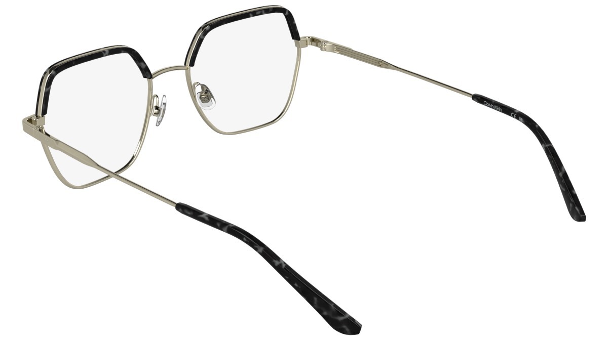 Eyeglasses Calvin Klein CK25113 (716) color light gold shape butterfly 