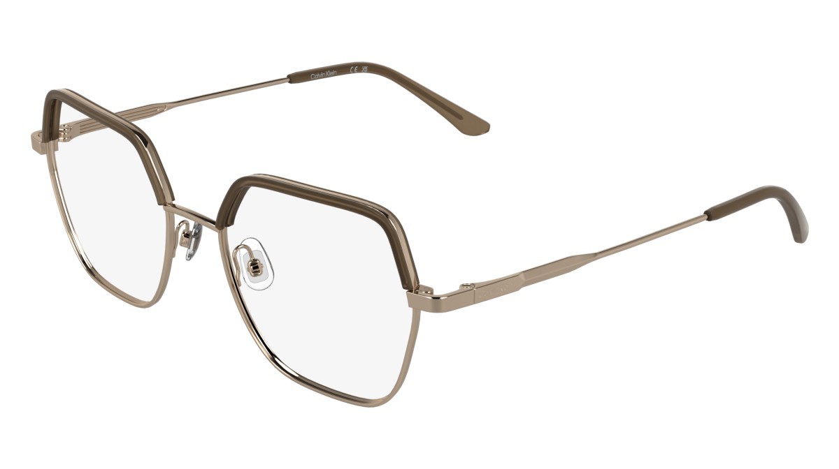 Eyeglasses Calvin Klein CK25113 (770) color rose gold shape butterfly 