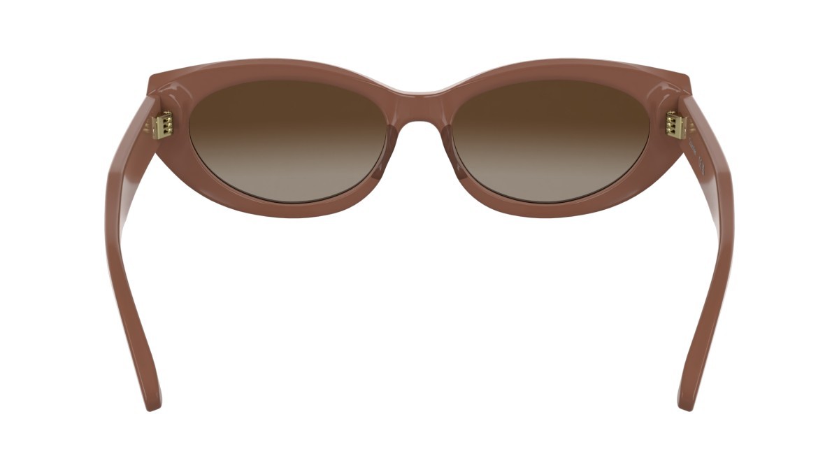 Sunglasses Calvin Klein CK25502S (601) color opaline rose shape cat eye lenses gradient brick