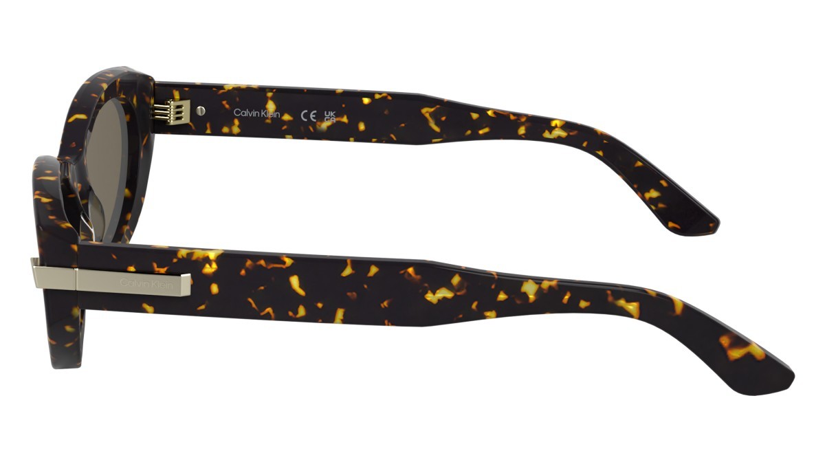 Sunglasses Calvin Klein CK25502S N (240) color havana shape cat eye 