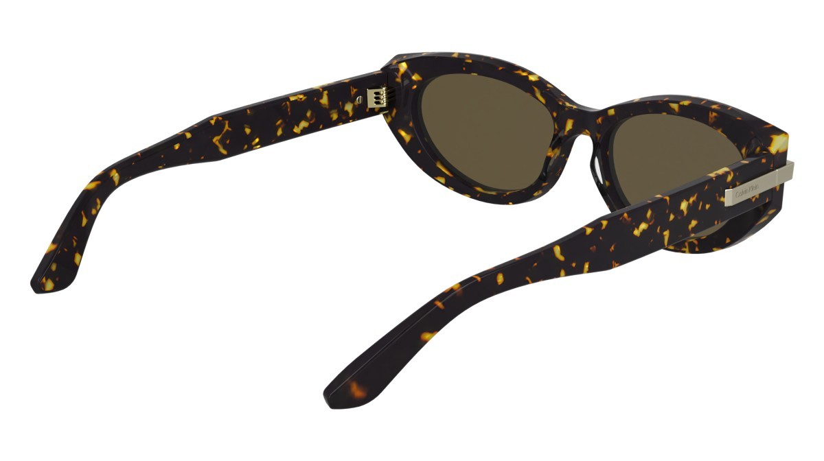 Sunglasses Calvin Klein CK25502S N (240) color havana shape cat eye 