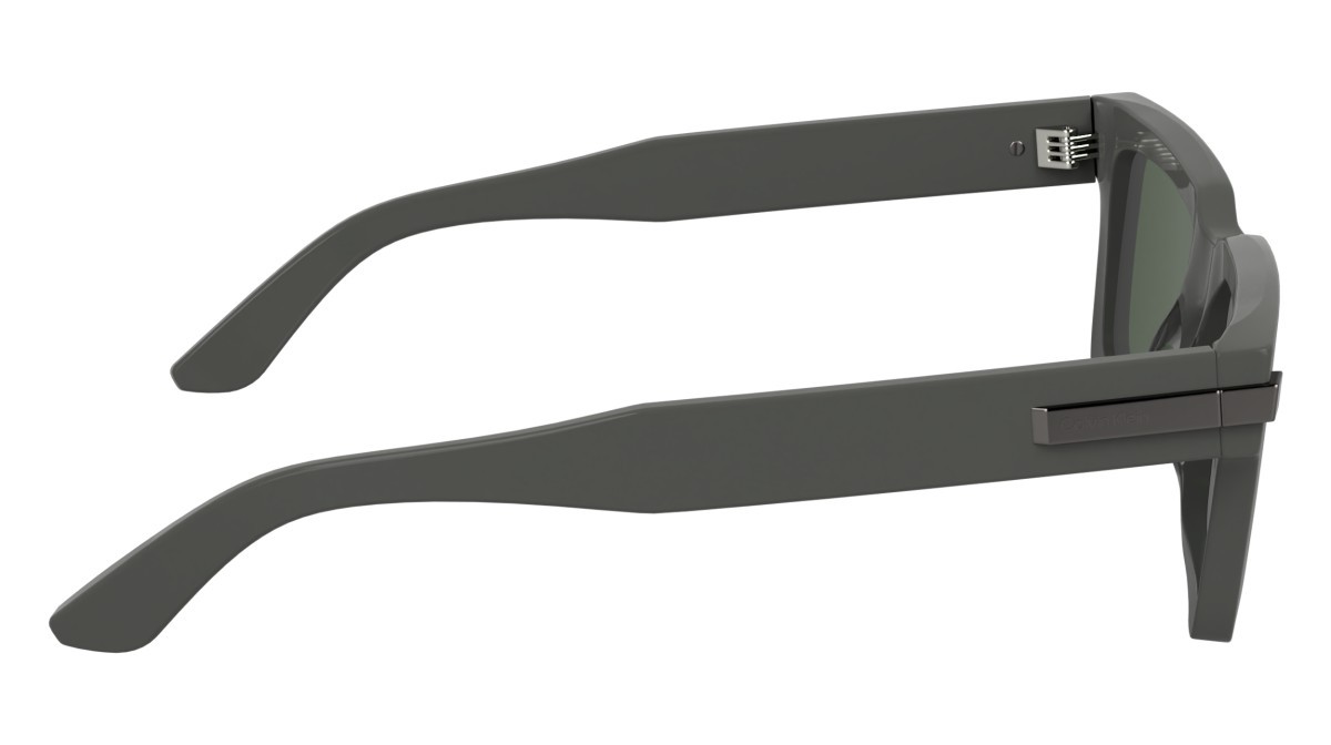 Sunglasses Calvin Klein CK25503S (035) color grey shape rectangle lenses solid dark khaki