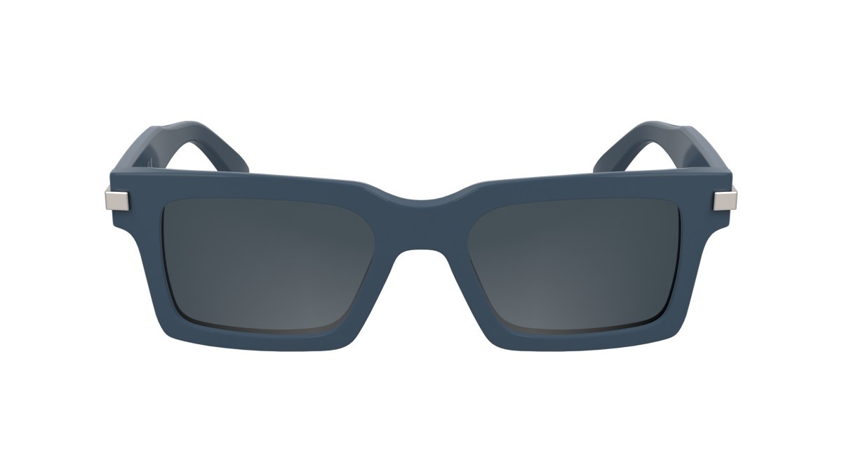 Sunglasses Calvin Klein CK25503S (435) color avio shape rectangle lenses solid blue