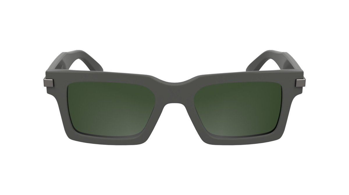 Occhiali da sole Calvin Klein CK25503S N (035) colore grey forma rettangolare 