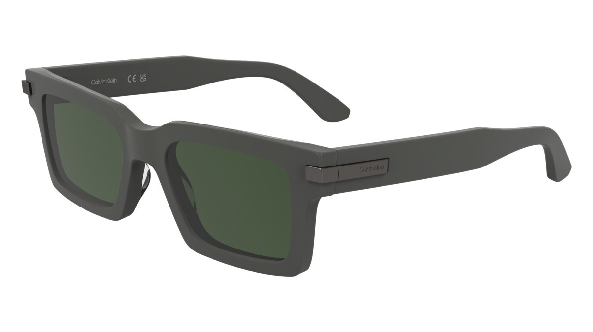 Occhiali da sole Calvin Klein CK25503S N (035) colore grey forma rettangolare 