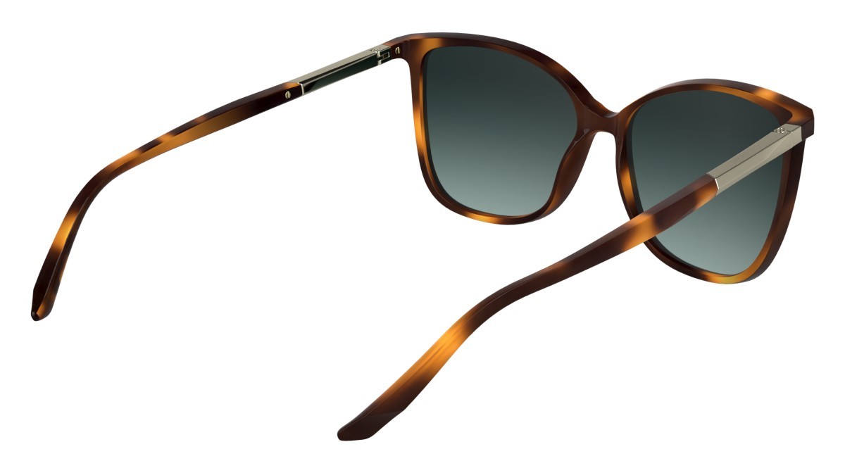 Sunglasses Calvin Klein CK25504S (240) color havana shape butterfly lenses gradient petrol